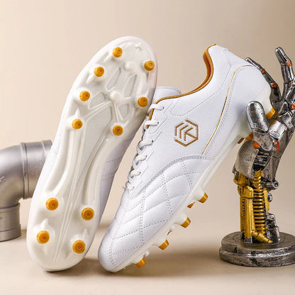 New Men Football Boots Grass Breathable Match Outdoor Sport Soccer Shoes Cleats Long Spikes Comfortable Training Boys Non Slip
