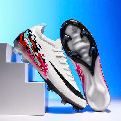 New Men Soccer Shoes Sport Grass Cleats Unisex Non-Slip Match Adult Ultralight Outdoor Football Boots Comfortable High-quality