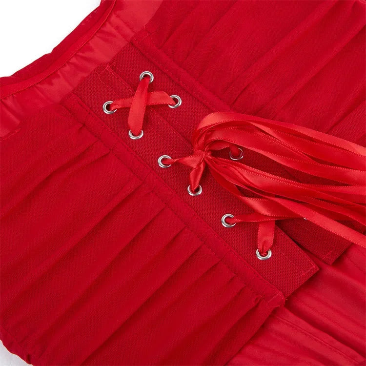 Corset Halter Crop Top Women Camisole Short Cropped Tank Tops Summer Sexy Elegant Nightclub Evening Party Female Clothes