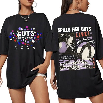 2025 Olivia Male Female Rodrigo Singer Cotton Clothes Fashion Short Sleeve O Neck Tees Unique Men Clothing Shirts Graphic Tee