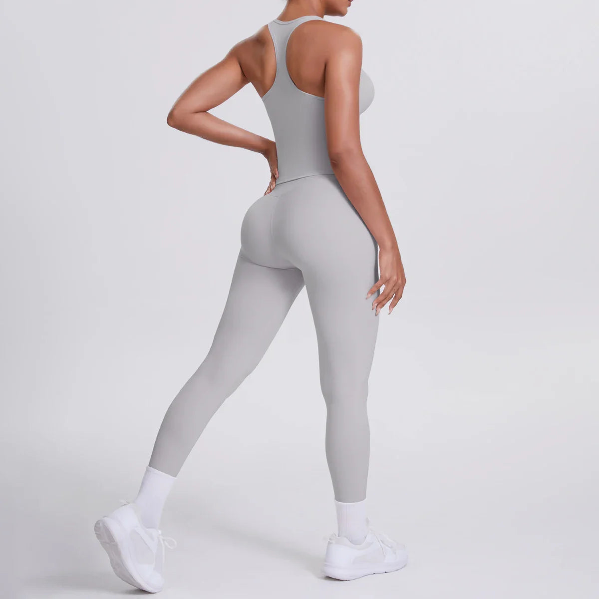 Yoga Top Set Fitness Gym Suit Training Sleeveless Sport Gym Tops Crossover Back Sports Underwear Tummy Control Slimming