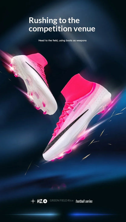 New Men Soccer Shoes Hot Sale Football Boots Women Professional TF/FG Sneakers Unisex High-quality Futsal Cleats Ultralight