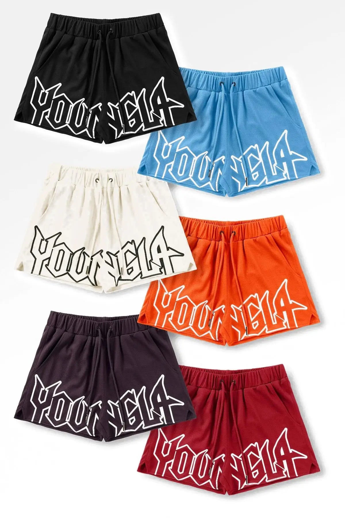 Men's shorts mesh fitness breathable quick drying outdoor basketball