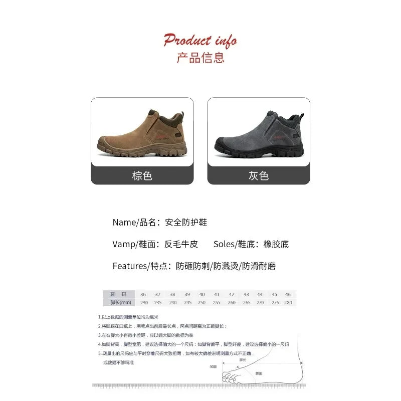 New Insulation 6KV Safety Shoes Men-Anti-Smash,Anti-Pierce Scald-Proof Welding Boots, Indestructible Work Boots for Men, Durable