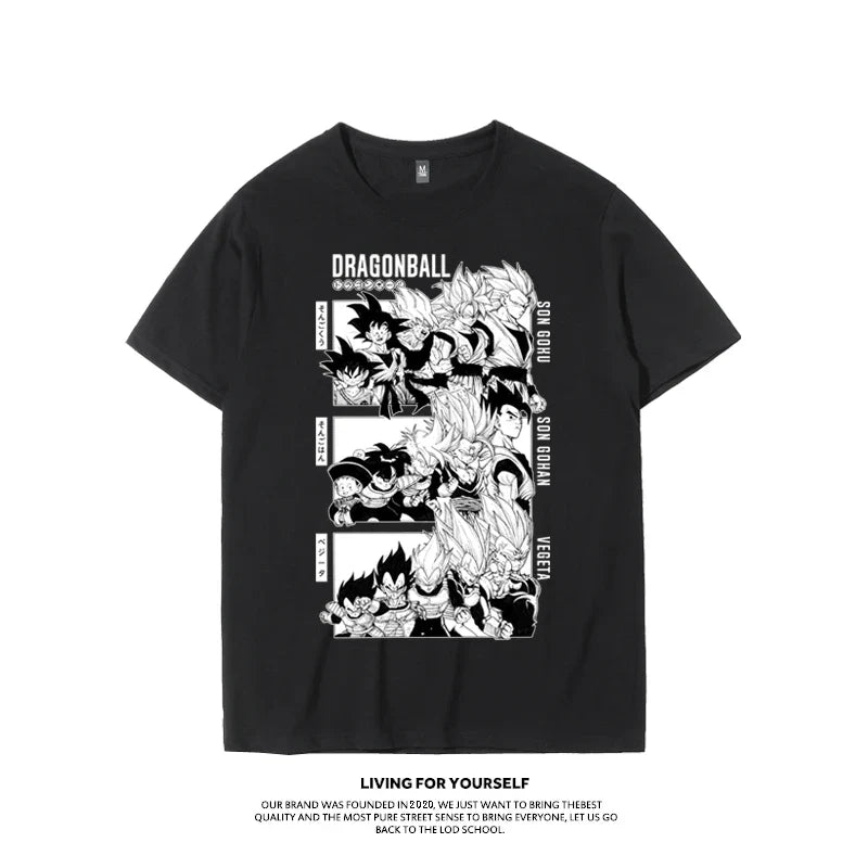 Printed Short Sleeve T-shirt Men's and Women's Fashion Loose Cotton Top