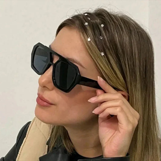 Fashion Sunglasses Luxury Designer Colored Lenses Sun Shade Glasses for Women Vintage UV400 Brand Sun Glasses