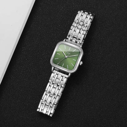 Fashion Square Women Watches Simple Ladies Quartz Wristwatch Reloj Mujer（Without Box）