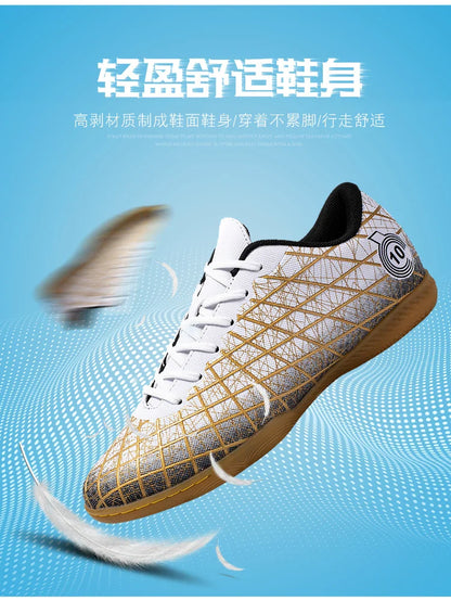 Stylish And Comfortable Adult Training Match Sports Football Shoes Outdoor Indoor Grass Sports Shoes For Youth Students 35-47#
