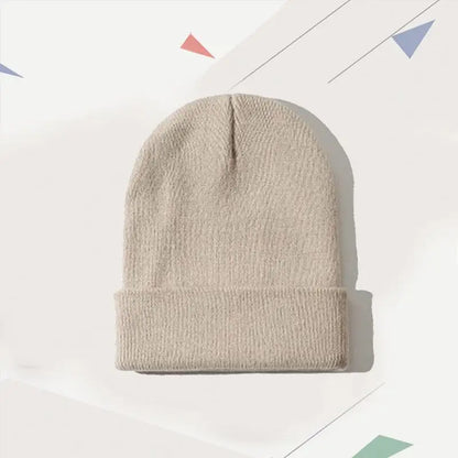 DIY Personalized Embroidered Design Knitted Hat Custom Logo Autumn Winter Warm Beanie Team Customize Stocking Skull Balaclava