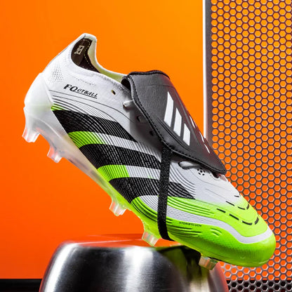 Trendy Colorblock Football Boots Wear Resistant Bottom Anti Slip Firm Studs Outdoor Sports Leisure Training Sneakers