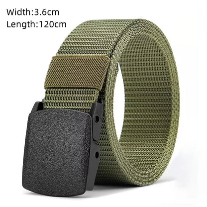 Men's Belt Outdoor Hunting Tactics Belt Multi functional Buckle Nylon Belt High Quality Marine Corps Canvas Belt