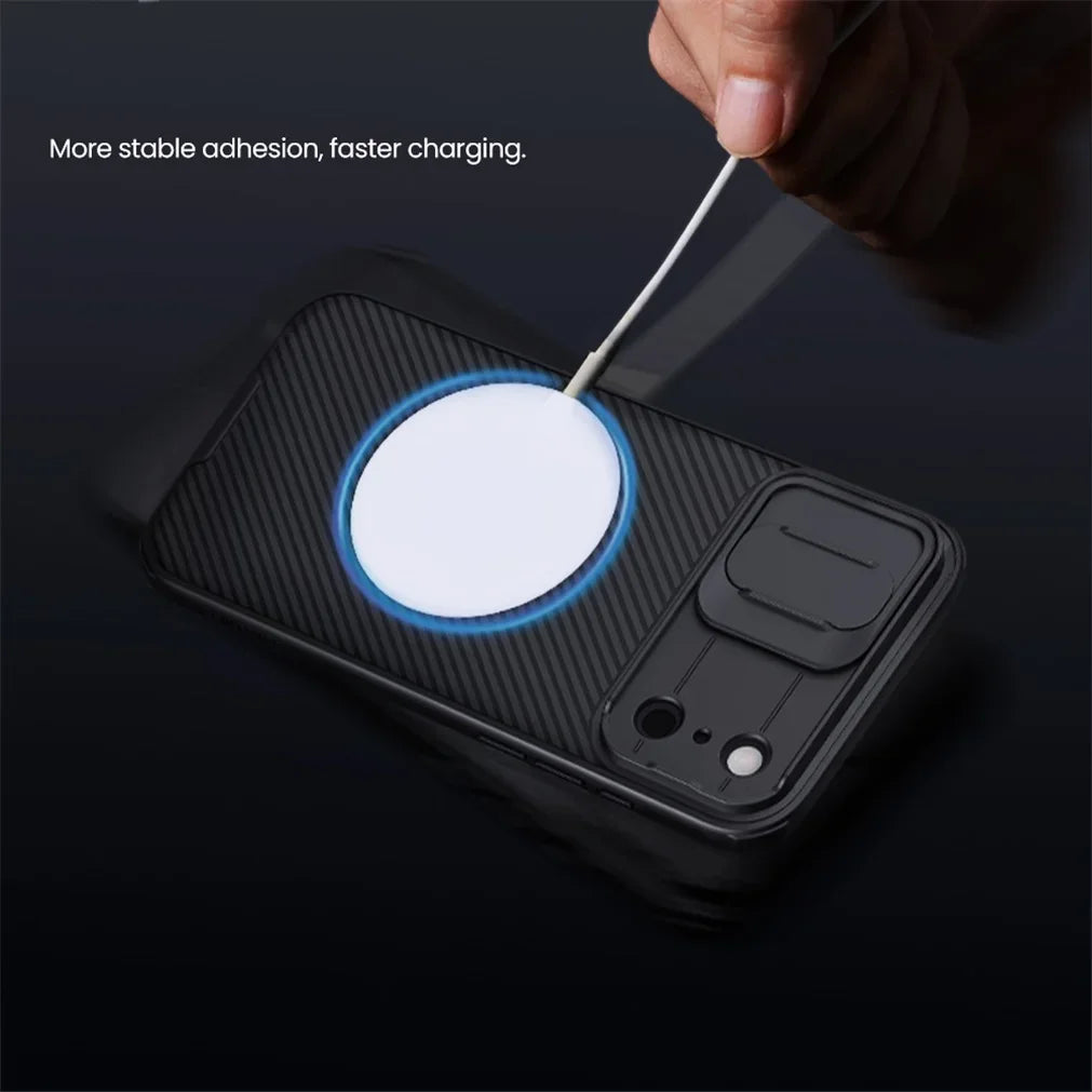 For iPhone 17Pro 17 Pro Max Matte MagSafe Case CamShield Pro Magnetic Charging Slider Camera Cover For iPhone17 / 17 Air