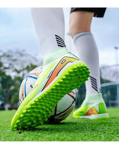 New Men Soccer Shoes Cleats Football Boots Professional Women Unisex Ultralight Match Grass Futsal High-quality TF/FG Sneakers