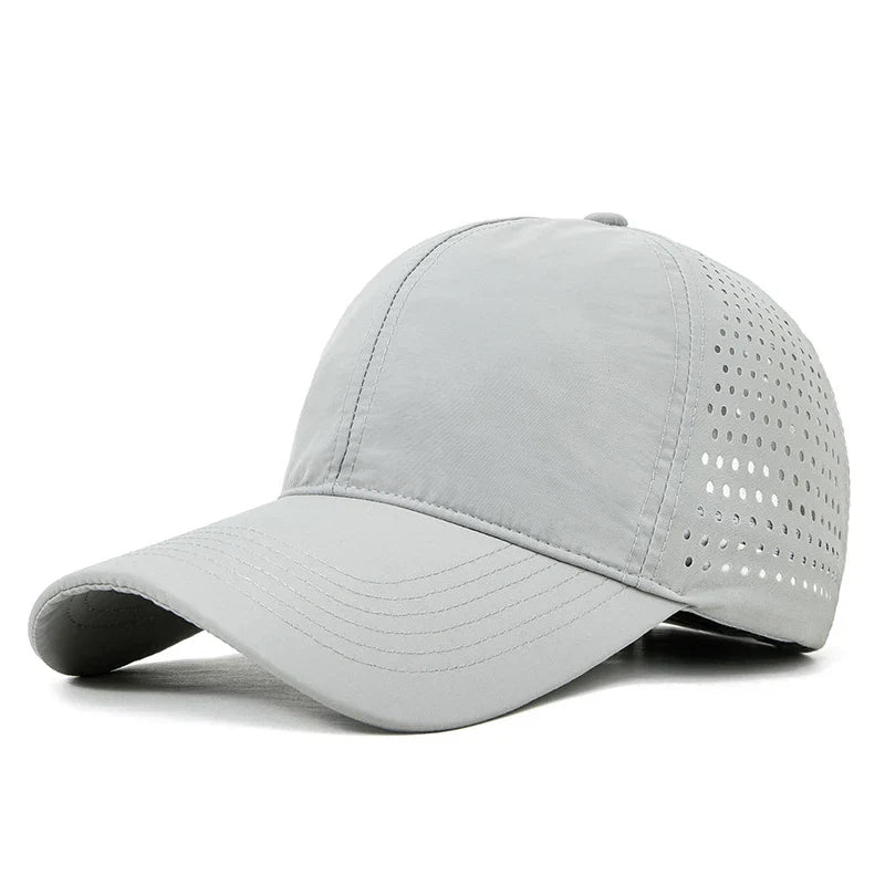 56-62cm Large Size Summer Baseball Cap Men Women Breathable Mesh Trucker Hat Snapback Cap Quick Dry Visor Outdoor Sports Sun Hat