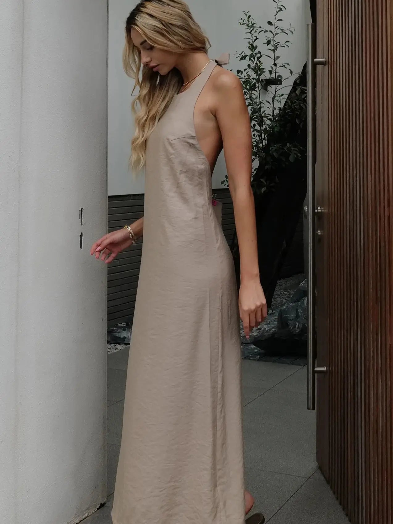 Summer Women Backless Elegant Dress