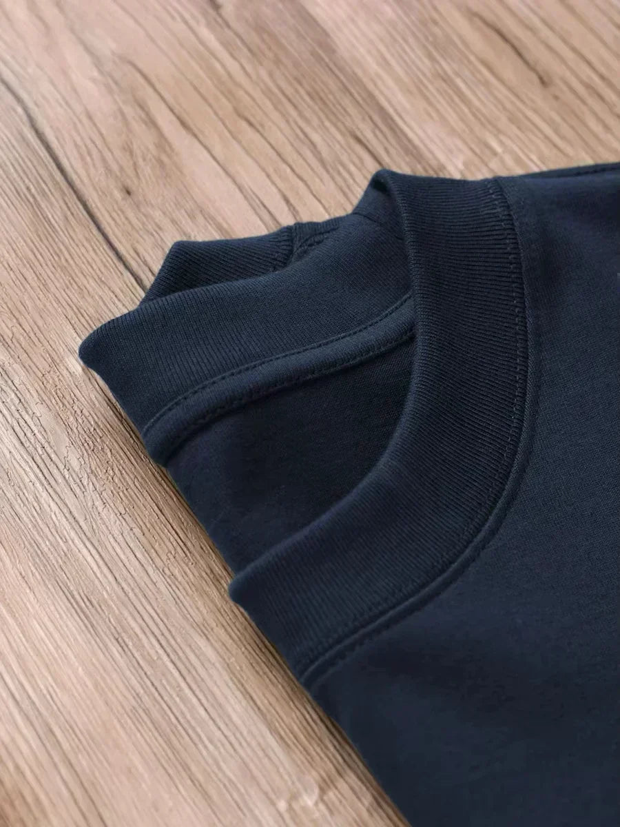 Summer Fitness 100% Pure Cotton Breathable Round Neck T-shirt Gym Wolf Letter Print Men's Casual Loose Short Sleeved Shirt