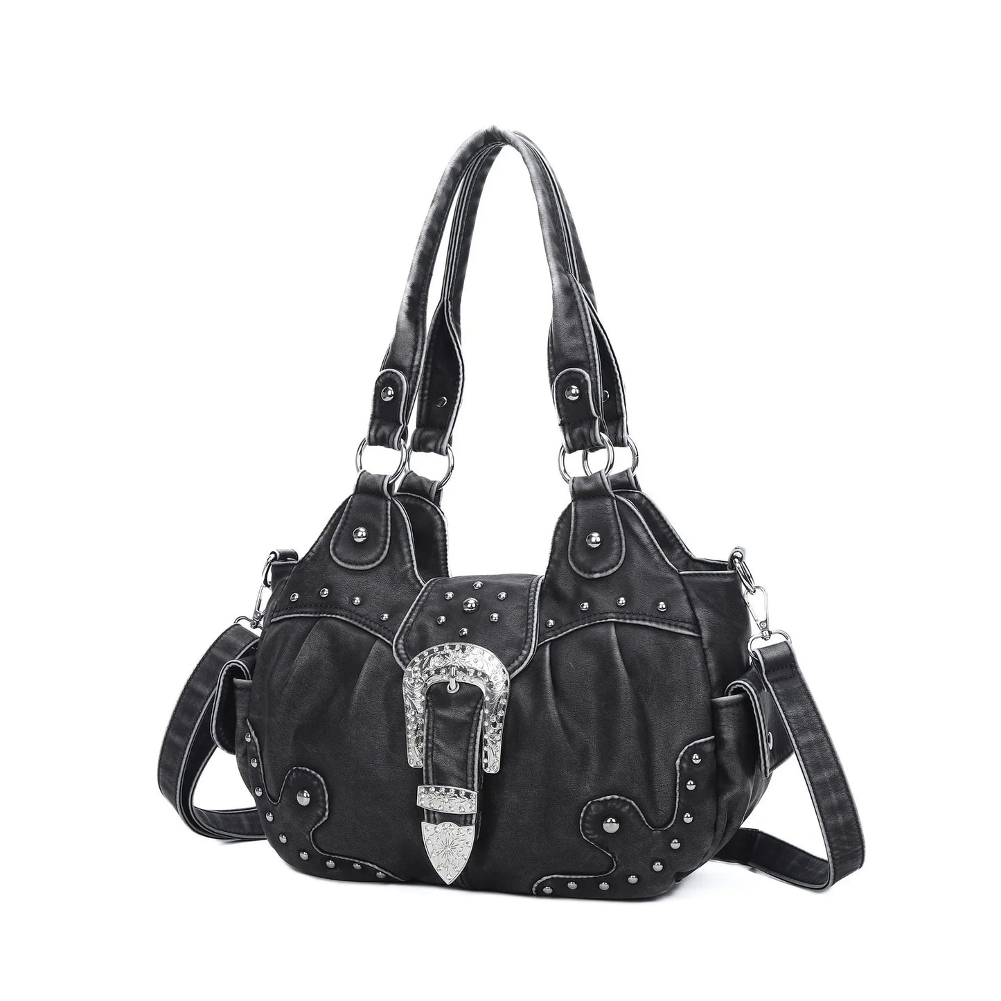 Women Handbag Serpentine Top-handle Shoulder Bag PU Dumpling Pack Multi-pockets Shoulder Bags Phone Money Pack