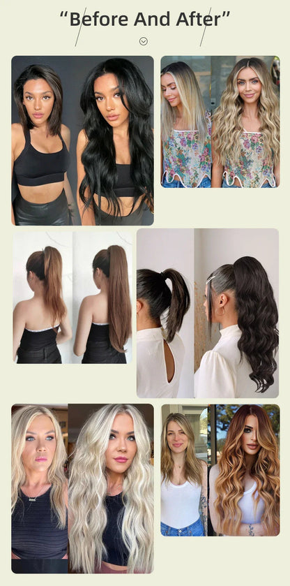 Human Hair Topper For Women Toppers With Bangs Clips In Hairpieces 100% Human Hair Wigs Natural Straight Hair Blonde Silk Base