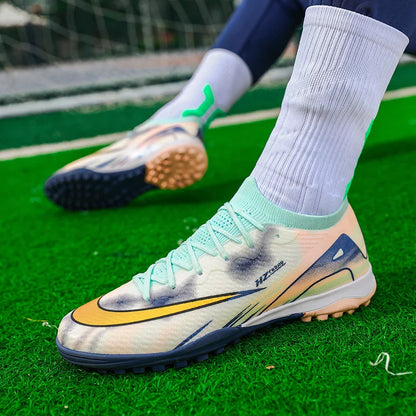 Soccer Cleats for Mens Womens Indoor Turf Soccer Shoes  TF Training Football Boots Unisex