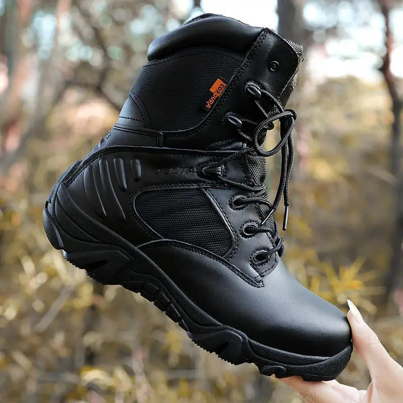 Winter Mens Boots Special Forces Combat High Boots Outdoor Sport Male Shoes Climb Mountains Cross Country Men's Shoes