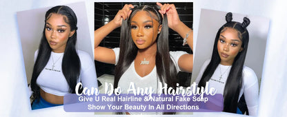 40 46 50 Inch Raw 13x6 HD Transparent Bone Straight Lace Frontal Human Hair Wigs 200 Density 360 Full Lace Front Human Hair Wig
