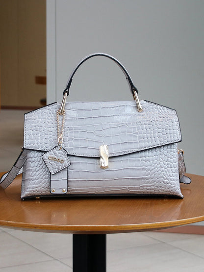 2025 new retro blue snake-shaped high-grade handbag fashion luxury luxury handbag lightweight large-capacity one-shoulder messen