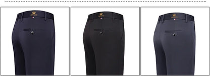 Sping Summer Men's Vent Stretch Pants Quick Dry Lightweight Casual Pants 4 Way Stretch Straight-Fit Utility Work Pants