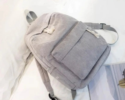 Kids School Bag Personalized Toddler Backpack Embroidered Name Child Corduroy Backpack Birthday Gift Laptop Bag Back to School