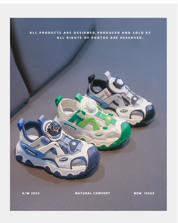 Lightweight Kids Shoes Children Girls Boys Sandals Children Beach Sandals New Non-slip Soft Bottom Breathable Boys Shoes