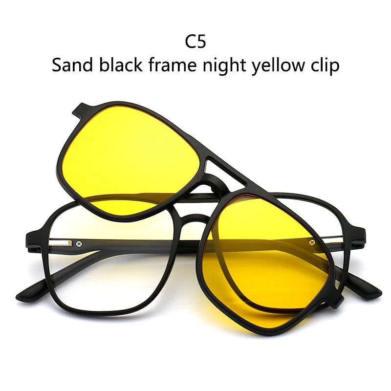 Sunglasses Frames Clip on Sun Glasses Frame Prescription Eyeglasses