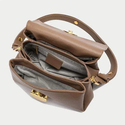 Leather Shoulder Bag for Women, Crossbody Bags, Multi Pockets, Adjustable Strap Purse, Luxury Handbag, Brand Design, Fashion