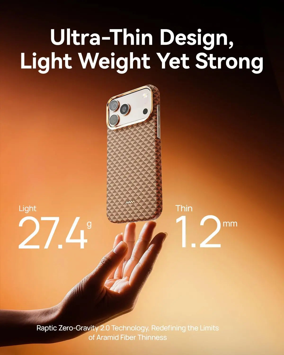 iPhone 17 Pro Max Case Gilded Tactile Woven Aramid Fiber Magnetic Case for iPhone 17 Pro Case
