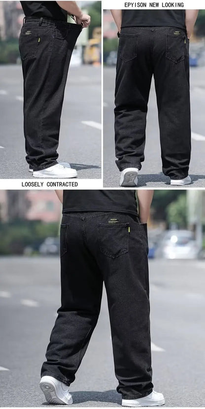 Oversize Jeans for Man Male Jeans Pants Denim Pants Men's Jean Big Size Baggy Y2k Mens Cargo Black New Wide Leg Trousers