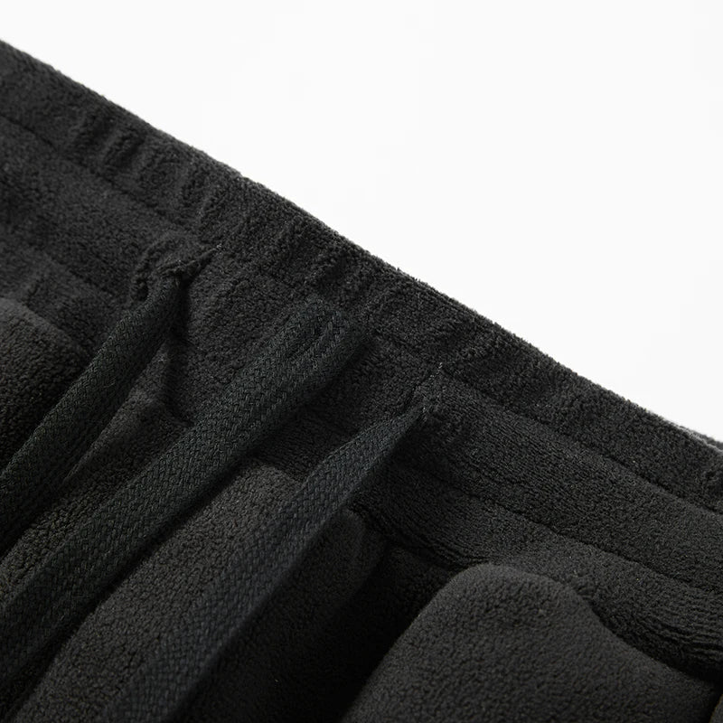 Unisex 2026 Winter New Oversize Pants Men Women Warm Fleece Liner Drawstring Trousers Casual Comfortable Gym Sweatpants