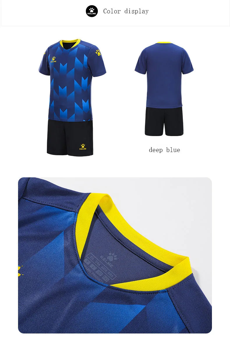 Custom Kids Soccer Jersey Goalkeeper Soccer Jerseys Team Suis Short-sleeve Training Breathable Boys football  8251ZB3003
