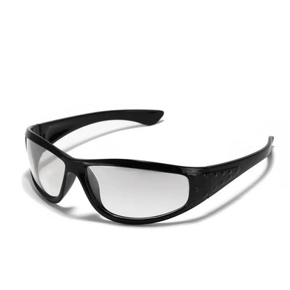 Silver Sunglasses Color Hollowed Out Future Sense Of Technology Hot Girls Net Red Sunglasses Women Sunglasses Trendy Men