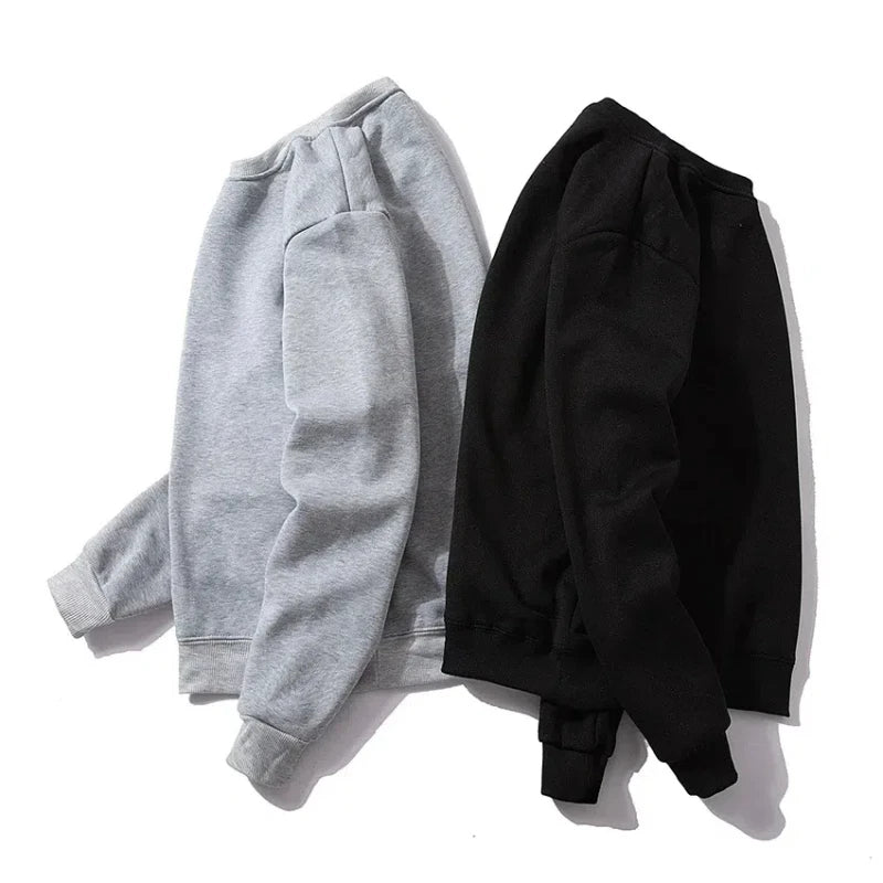 Autumn and Winter Anime Men's Pullover - Harajuku Style Berserker Pattern Loose Hoodie, Fashionable Unisex Long Sleeves