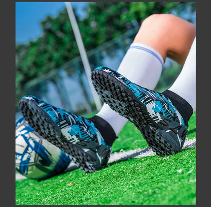 Size 34-46 Men FG/TF Football Boots Futsal Professional Unisex Kids Soccer Shoes Training Outdoor Boys Football Shoes Sneakers