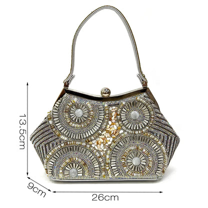 2025 Moda Mais Recente Chegada Laranja Ponta Fina Sandálias Femininas Sapatos com Bolsa Conjunto para Senhoras Festa de Casamento Salto