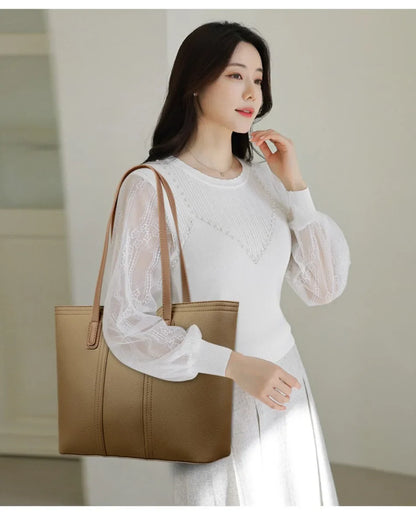 Genuine Brand Women Bags Designer High Quality Soft Leather Large Women 2024 Shoulder Bag Messenger Handbag Shopping Messenger