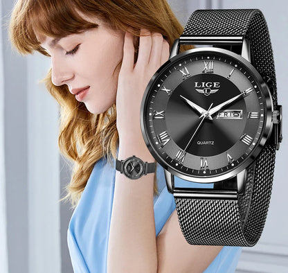 2024 New Watch Women Luxury Watches Ladies Creative Steel Women's Bracelet Watches Female Waterproof Clock Relogio Feminino
