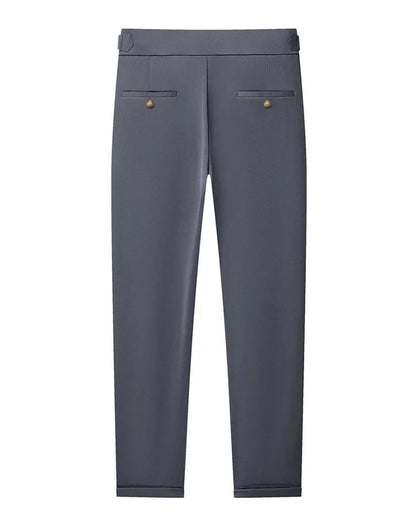 New Men's Stretch Dress Pants Male Business Casual Pants Trendy Mens Wedding Suit Pants Office Commuter Trousers