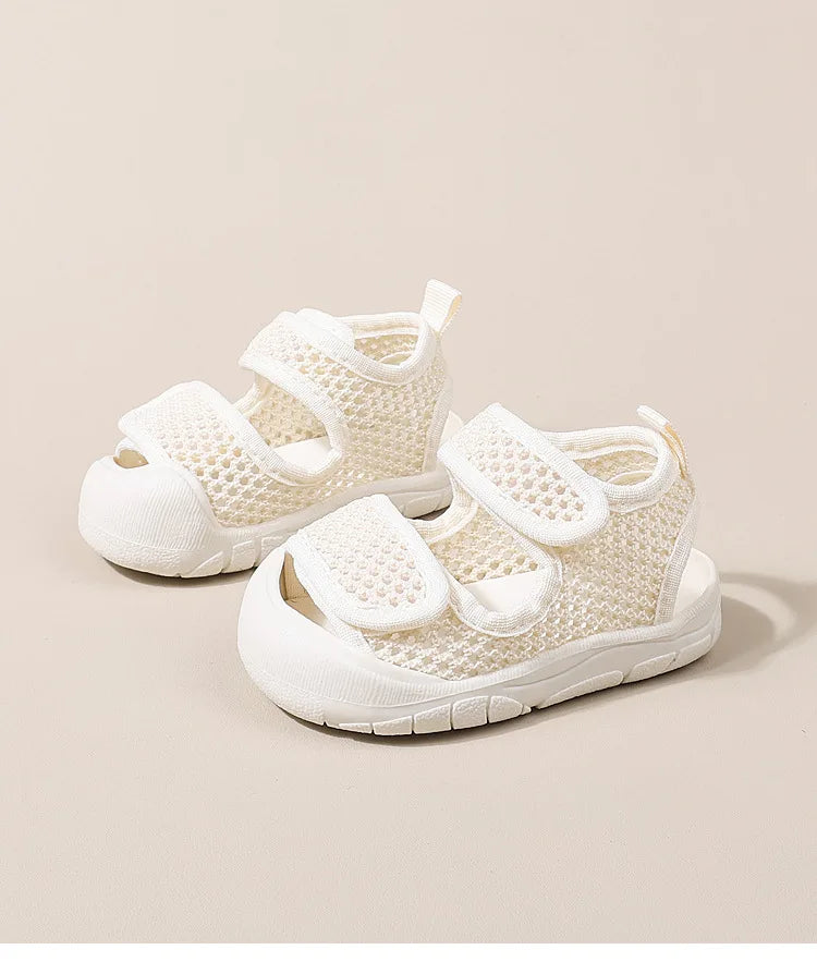 Baby Boy Sandals 2025 Summer Toddler Shoes Baby Girl Soft Flexible Sandals Newborn Infant Outdoor First Walkers