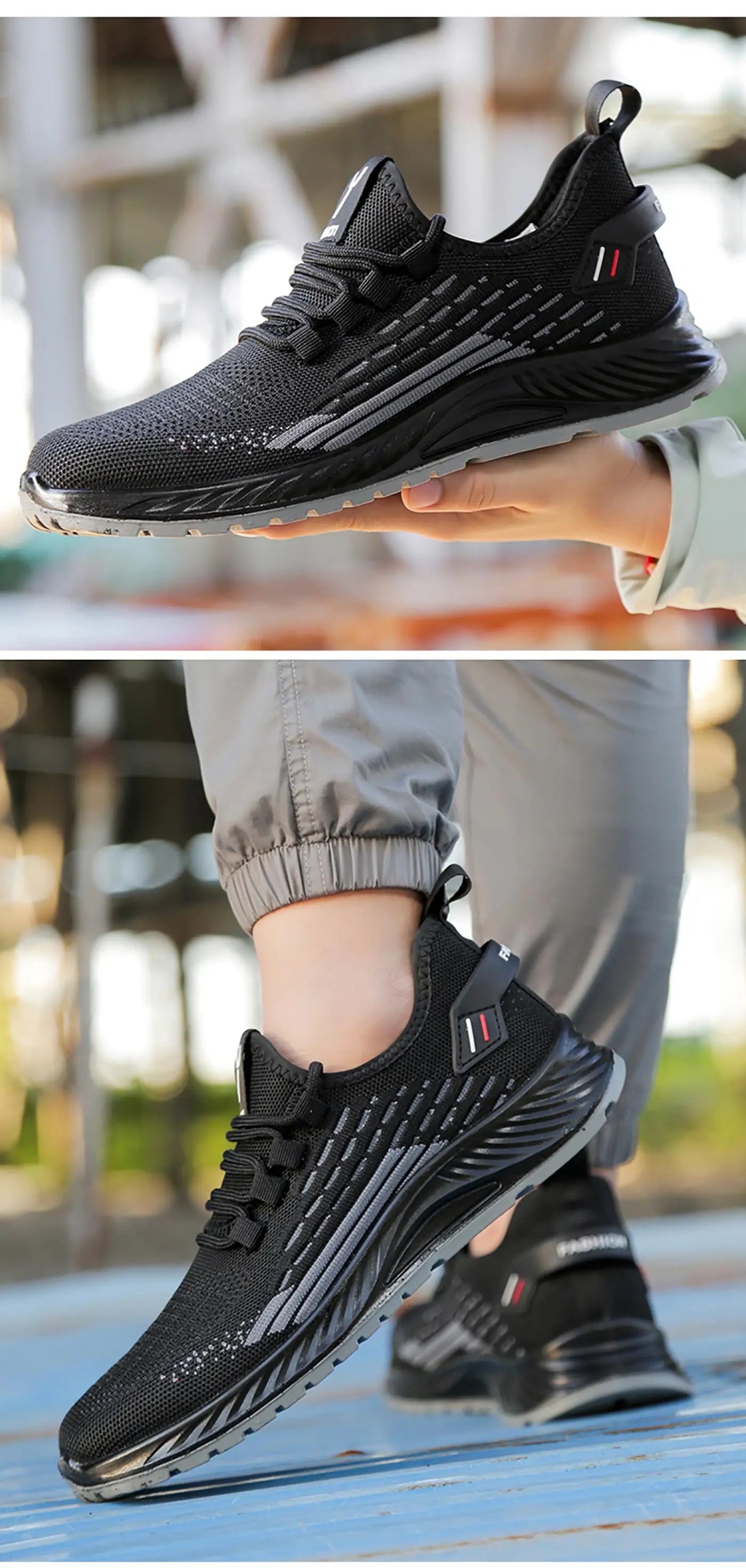 Summer New Breathable Insulated Safety Shoes Anti smashing, Anti piercing, Wear resistant Work Shoes