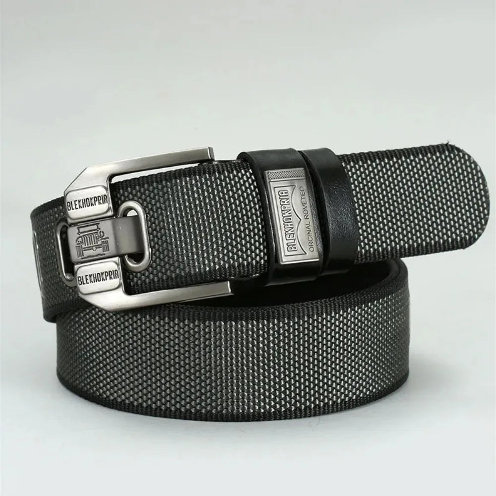 Retro Men's Women's Waistband Belt High Quality Pin Buckle Youth Overalls Outdoor Canvas Waistband Decorative Belt for Jeans
