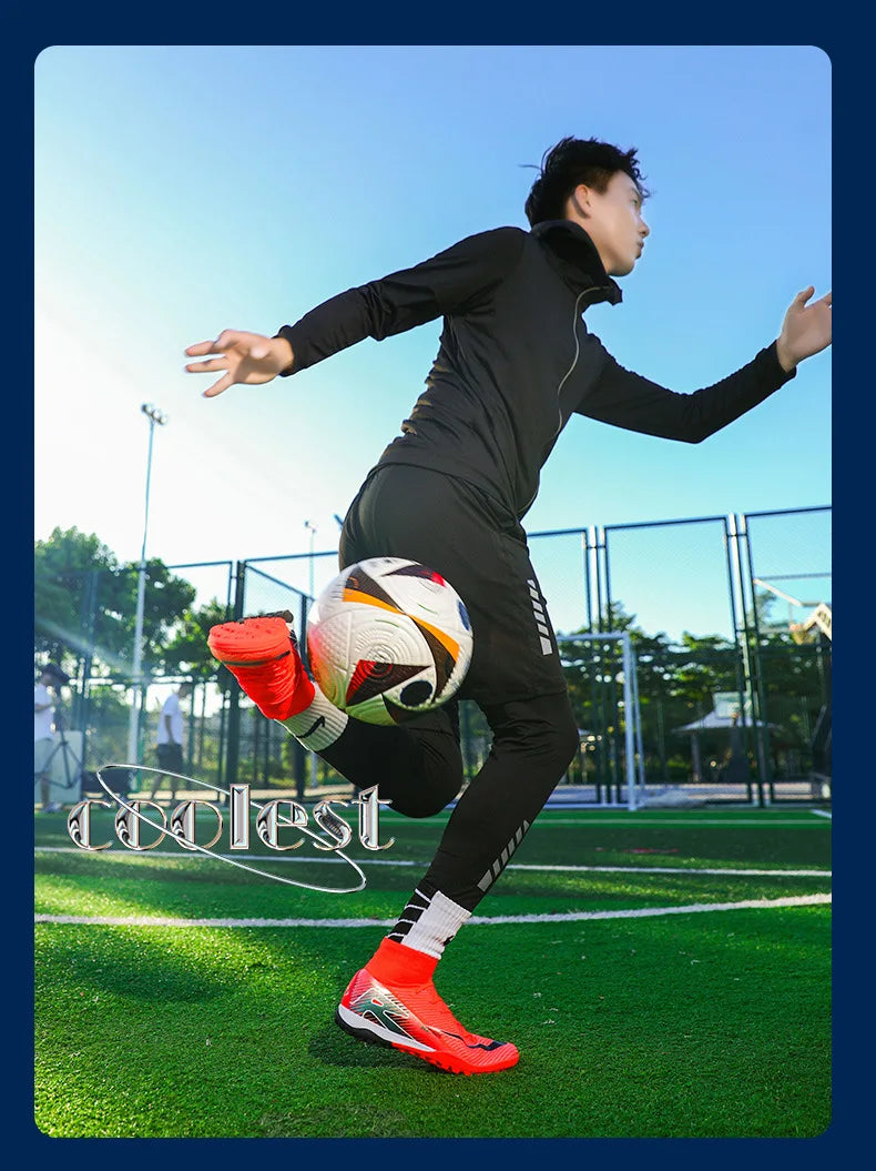 Quality Soccer Cleats for Men Soccer Shoes Society Boys Football Boots Male Football Shoes Sneakers Unisex Soccer Boots