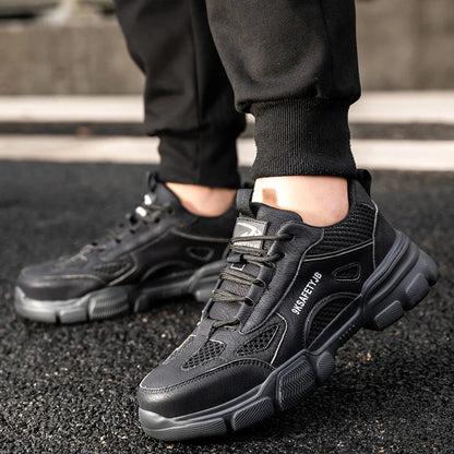 Men Steel Toe Shoes Sport Style New Unisex Safety Shoes Men Work Sneakers Indestructible Safety Boots Women Shoes