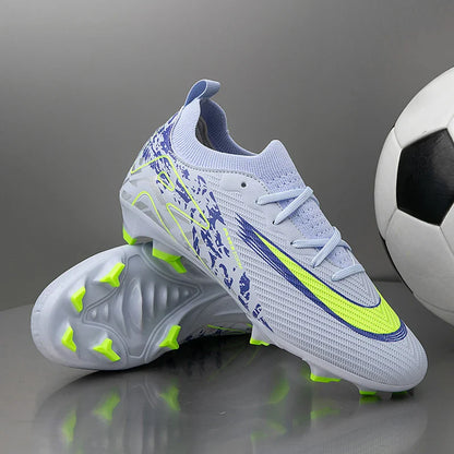 2025 Football Shoes Tiempo Legend 10 Elite FG Wear Resistant Shock Absorption Comfortable Anti-slip Round Head Long Spike