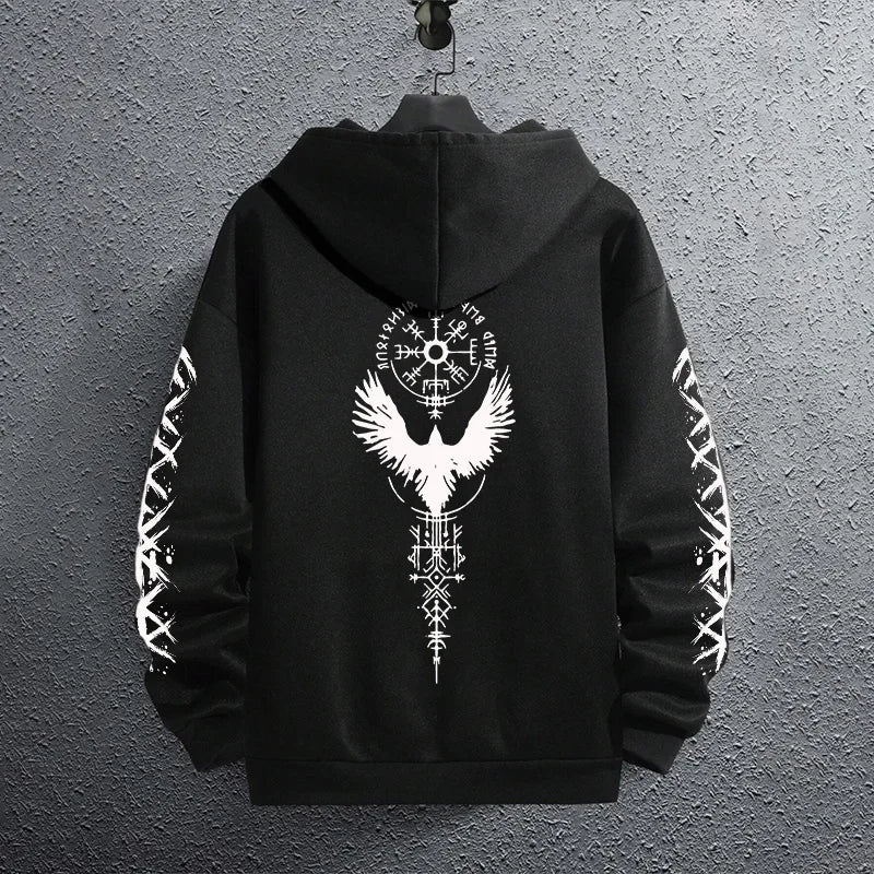 Black Sweatshirts Autumn Winter Male Daily Casual Sporty Jogging Hoodie Men's Outwear Fashion Pullover