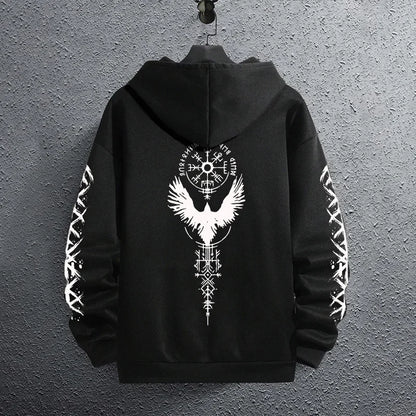 Black Sweatshirts Autumn Winter Male Daily Casual Sporty Jogging Hoodie Men's Outwear Fashion Pullover